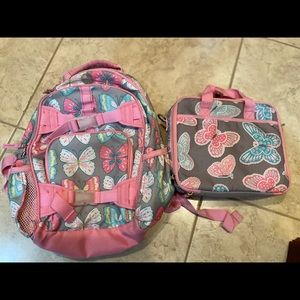 Pottery Barn BackPack, LunchBox and container